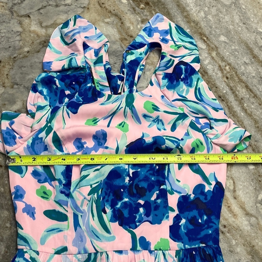 NWT Lilly Pulitzer Rory Dress Pink Tropics Sweet Pea Size 0 - Picture 9 of 12